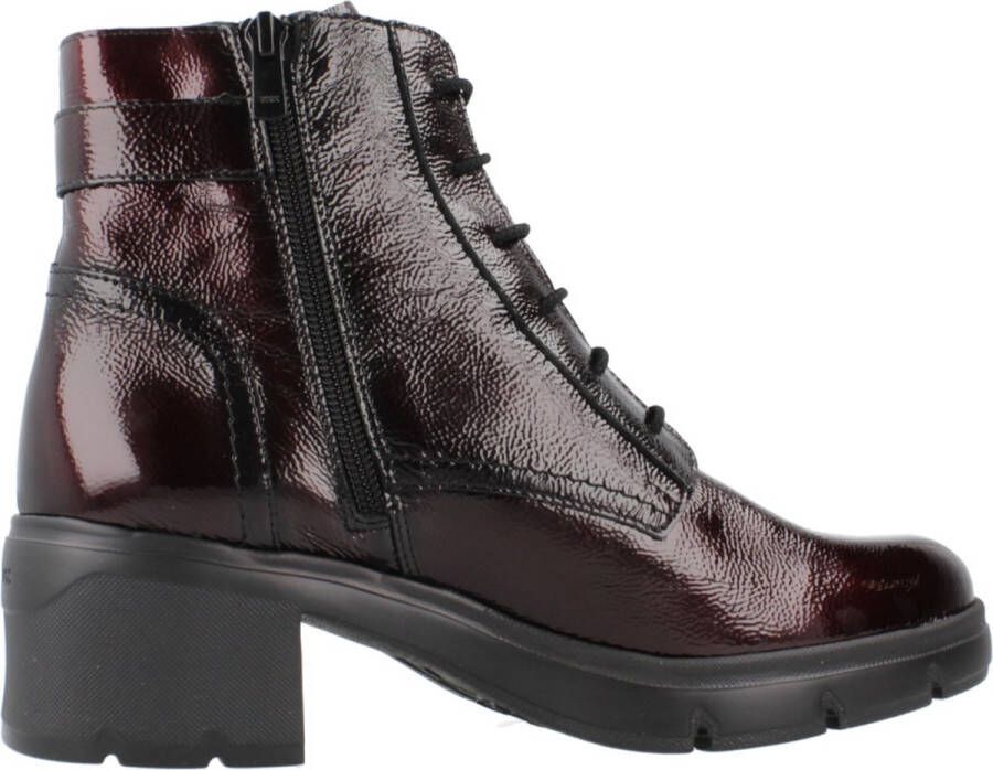 Fluchos -Dames bordeaux enkellaarzen