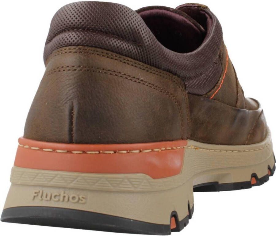 Fluchos Stijlvolle Desert Veterschoenen voor Mannen Green Heren