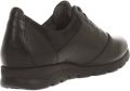 Fluchos Dames Casual Zwarte Leren Schoenen Black - Zwart
