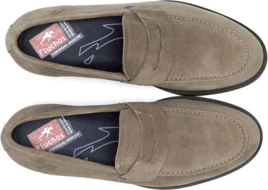 Fluchos Mocassins henri afelpado beige mocassin