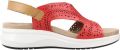 Fluchos Sandalen met sleehak F1481 - Rood