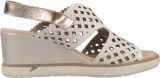 Fluchos Sandalen met sleehak F1972 - Beige