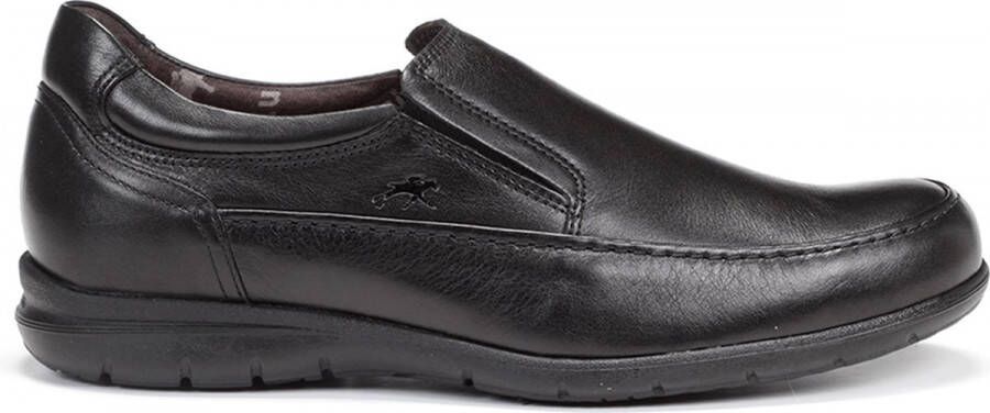 Fluchos zwarte klassieke mocassin