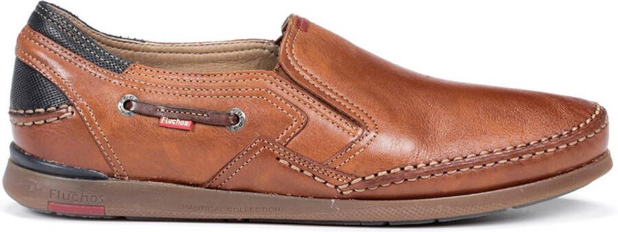 Fluchos Stijlvolle Casual Loafers voor Mannen Brown Heren