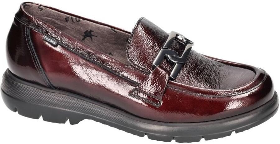 Fluchos -Dames aubergine ballerina's & mocassins