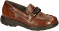 Fluchos -Dames cogna caramel ballerina's & mocassins - Caramel Cognac