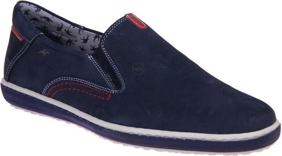 Fluchos Blauw Sportieve Moccasin Nubuck - Foto 6