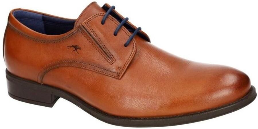 Fluchos -Heren cogna caramel geklede lage schoenen