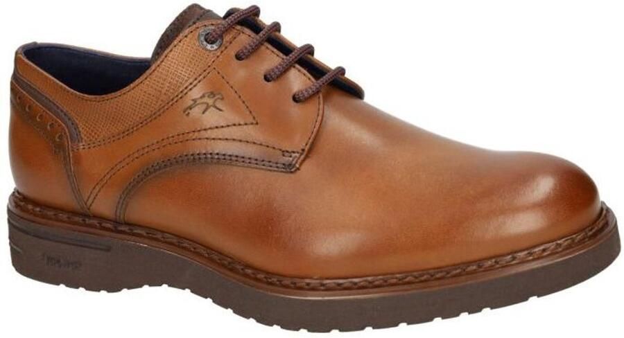 Fluchos -Heren cogna caramel geklede lage schoenen