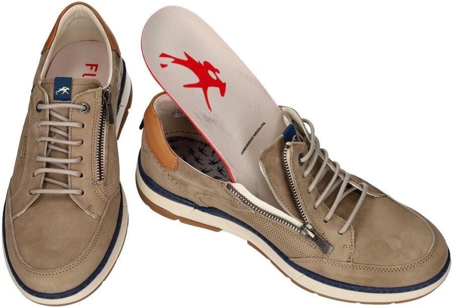 Fluchos -Heren taupe sneakers