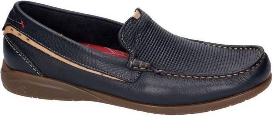 Fluchos -Heren blauw donker mocassins