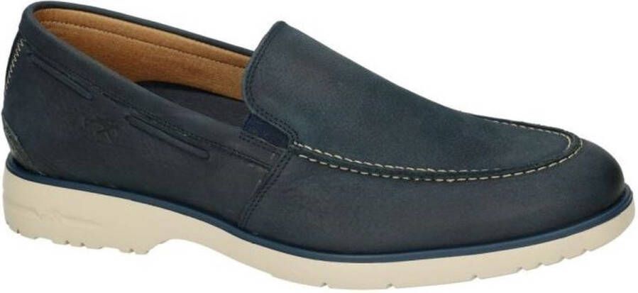 Fluchos Heren blauw donker mocassins