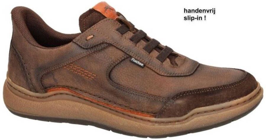 Fluchos -Heren bruin donker casual schoenen