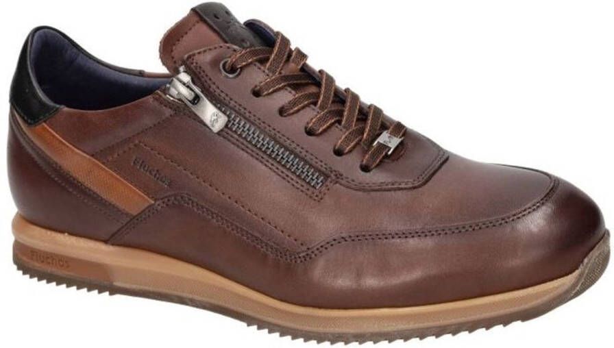 Fluchos -Heren bruin donker sneakers