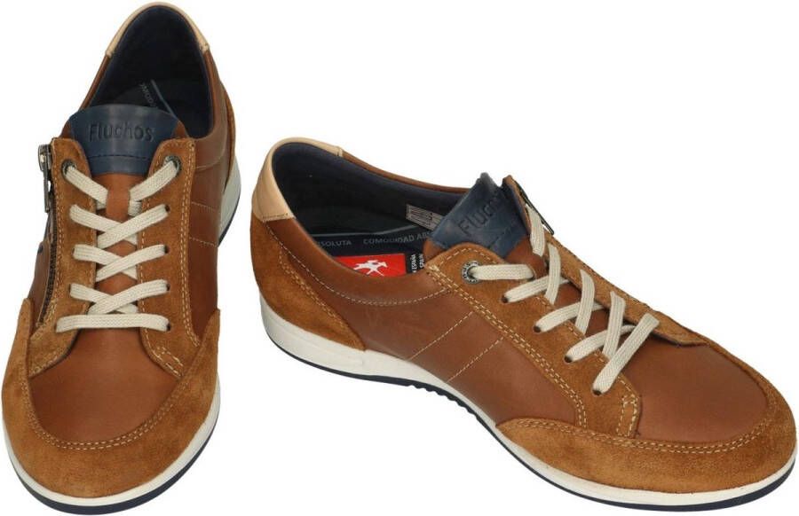 Fluchos -Heren bruin sneaker