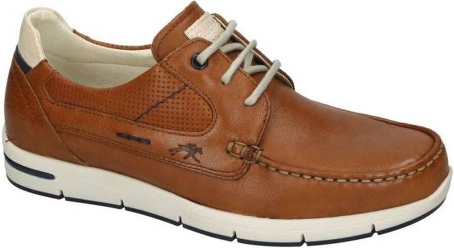 Fluchos -Heren cognac caramel casual schoenen