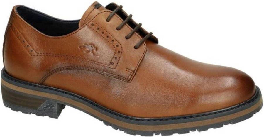 Fluchos -Heren cogna caramel geklede lage schoenen