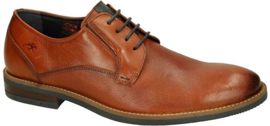 Fluchos -Heren cogna caramel geklede lage schoenen