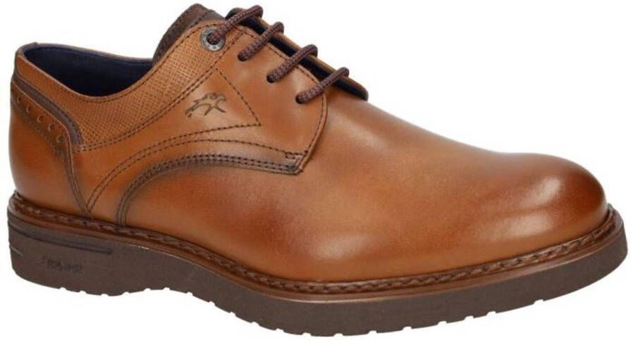 Fluchos -Heren cogna caramel geklede lage schoenen