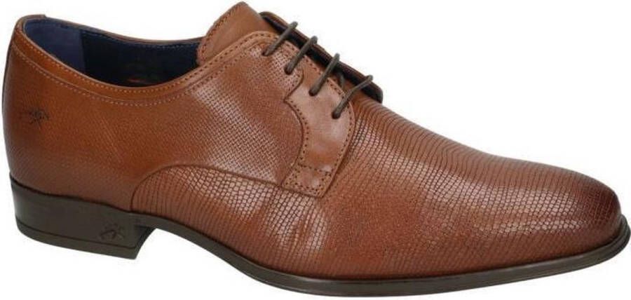 Fluchos -Heren cognac caramel geklede lage schoenen - Foto 1