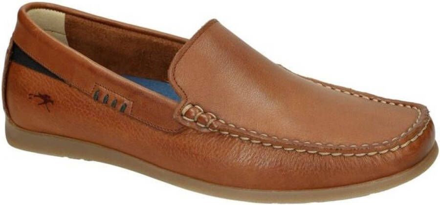 Fluchos Troy Cognac Moccasin Brown Heren