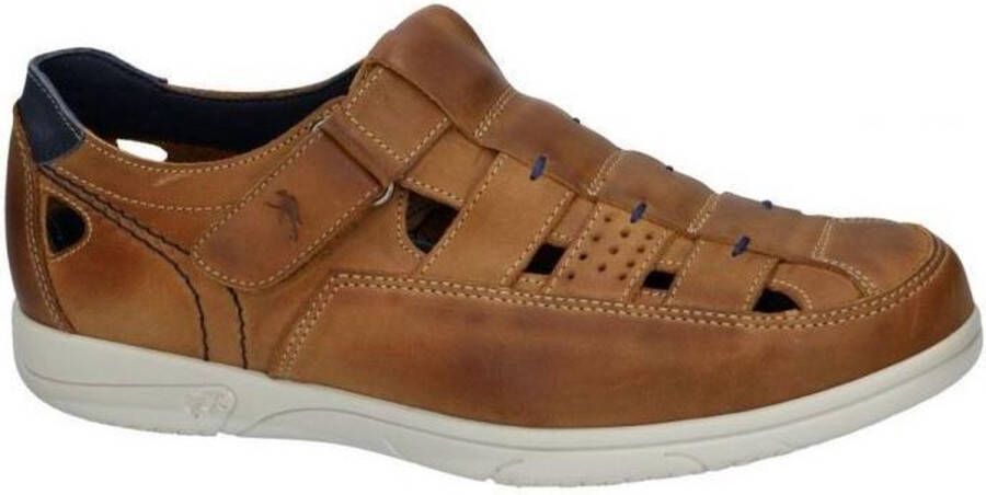 Fluchos -Heren cognac caramel sandaal gesloten