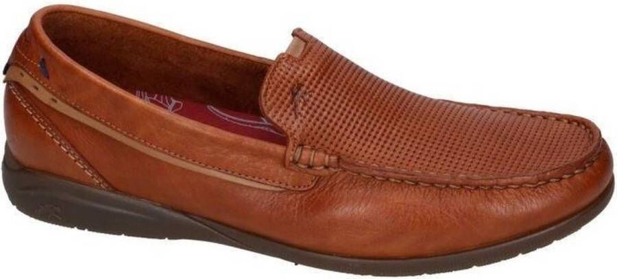 Fluchos -Heren cognac caramel mocassins