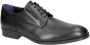 Fluchos -Heren zwart geklede lage schoenen - Thumbnail 1