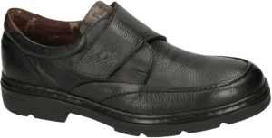 Fluchos -Heren zwart geklede lage schoenen