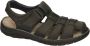 Fluchos Flat Sandals Black Heren - Thumbnail 1