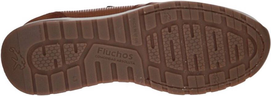 Fluchos -Heren cogna caramel sneakers