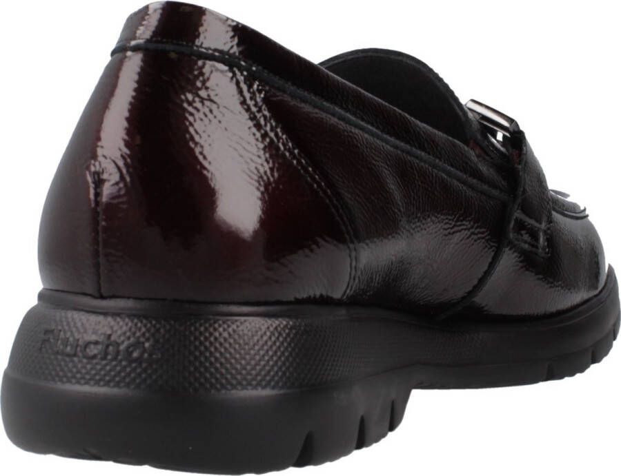 Fluchos Klassieke zwarte loafers F1794 Naplak