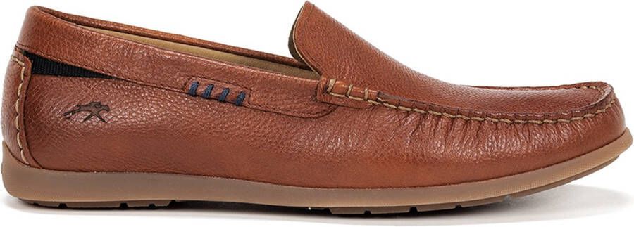 Fluchos Troy Cognac Moccasin Brown Heren