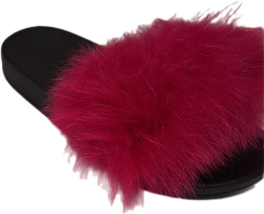 Fluffy SLIPPER-FUCHSIA-870
