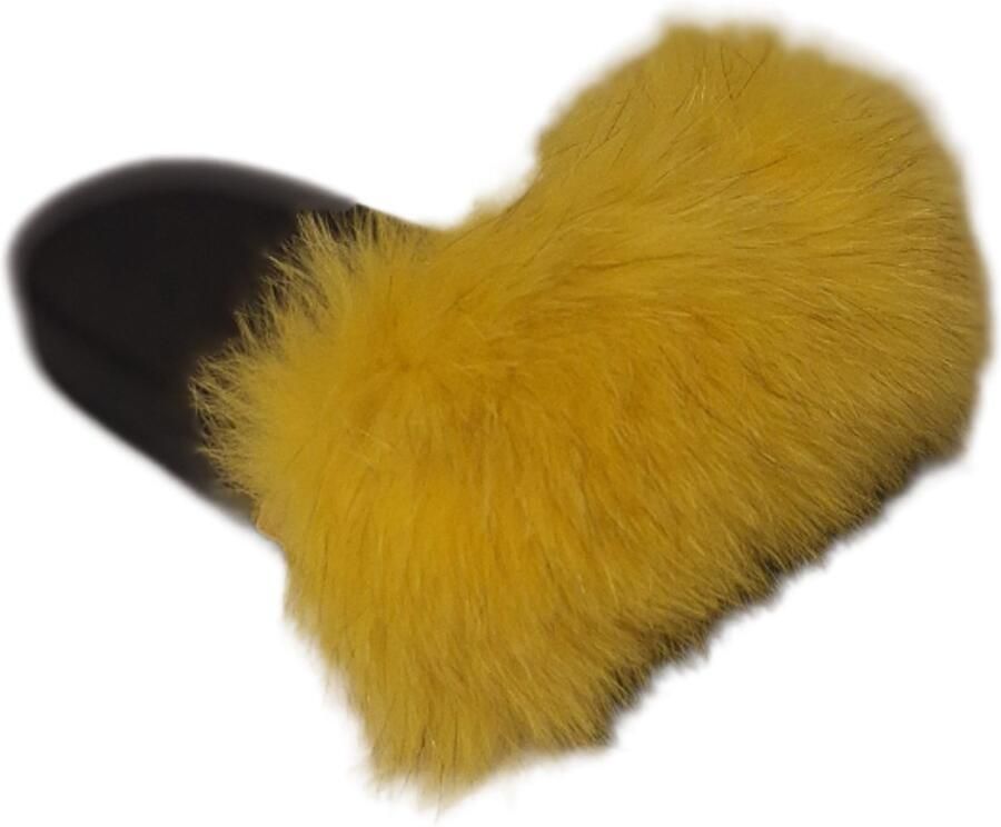 Fluffy -SLIPPER-YELLOW-SIZ