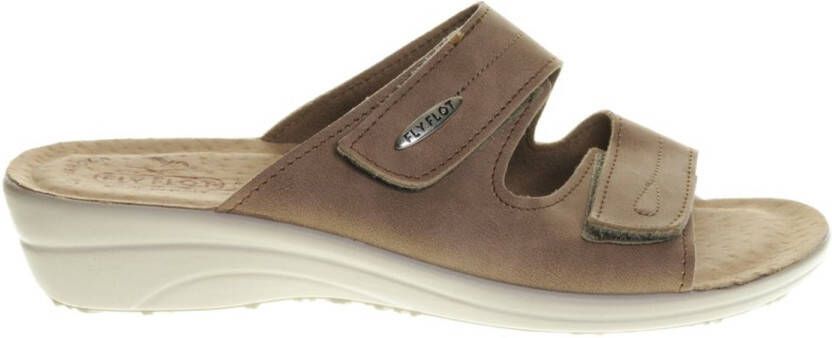 Fly FLOT Beige Slippers Velcro