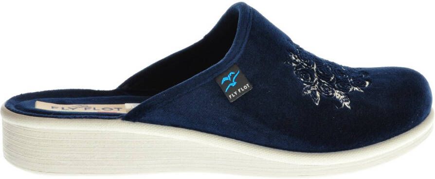 Fly FLOT Blauwe Pantoffel Laag