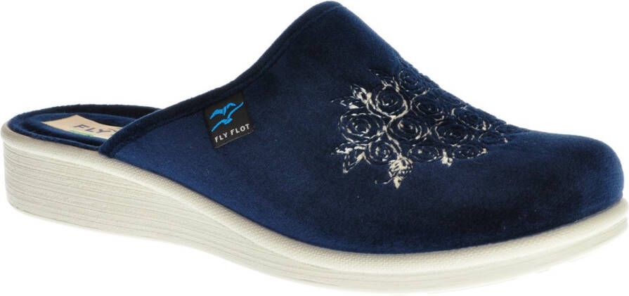 Fly FLOT Blauwe Pantoffel Laag