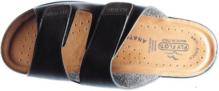 Fly FLOT Bruine Slipper Heren Velcro