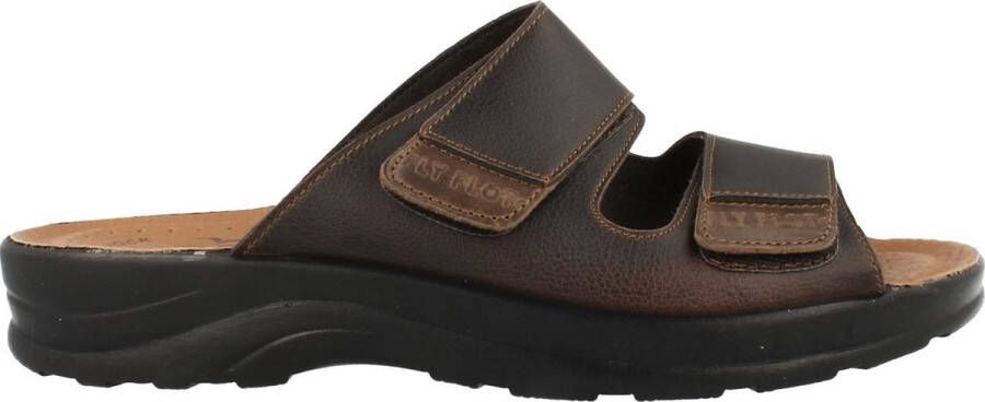 Fly FLOT Bruine Slipper Heren Velcro