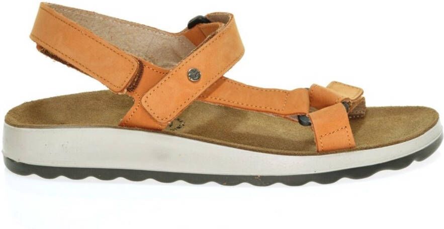 Fly FLOT Cognac Lederen Sportieve Sandaal Flyflot