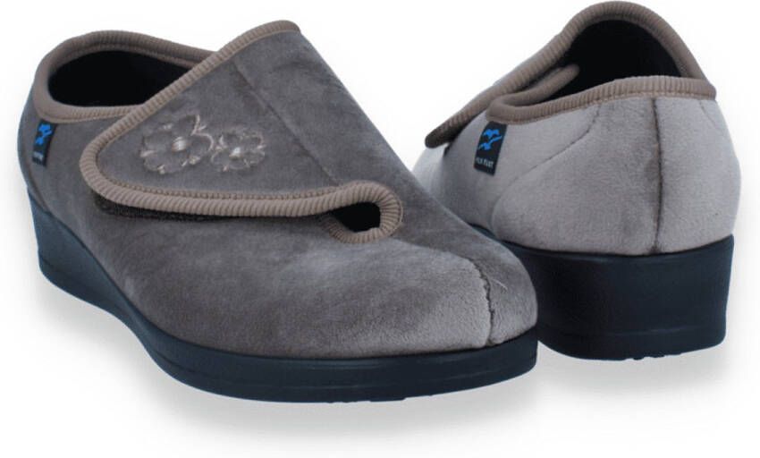 Fly FLOT Dames Pantoffel Taupe