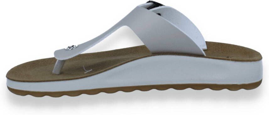 Fly FLOT Dames Teenslipper Beige