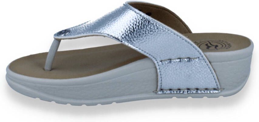 Fly FLOT Dames Teenslipper Zilver