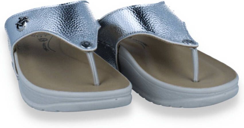 Fly FLOT Dames Teenslipper Zilver