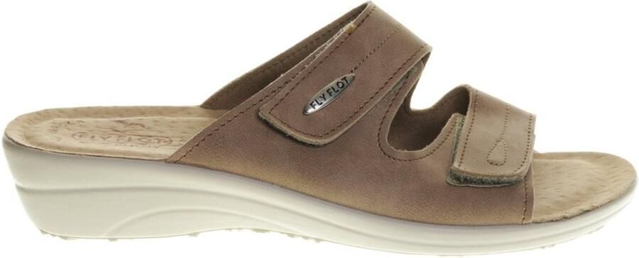 Fly FLOT Beige Slippers Velcro