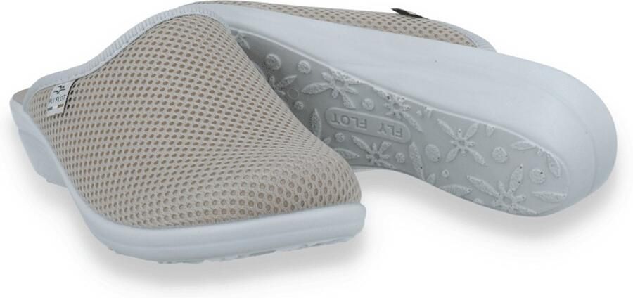 Fly FLOT Dames Pantoffel Beige