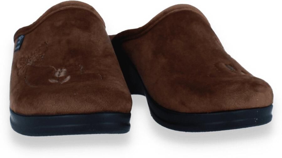 Fly FLOT Dames Pantoffel Bruin Cognac