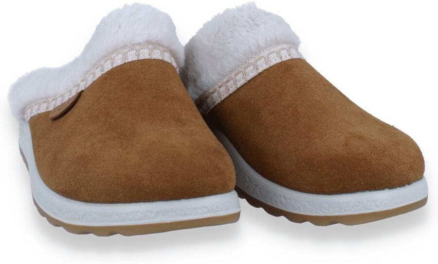 Fly FLOT Dames Pantoffel Cognac - Foto 3