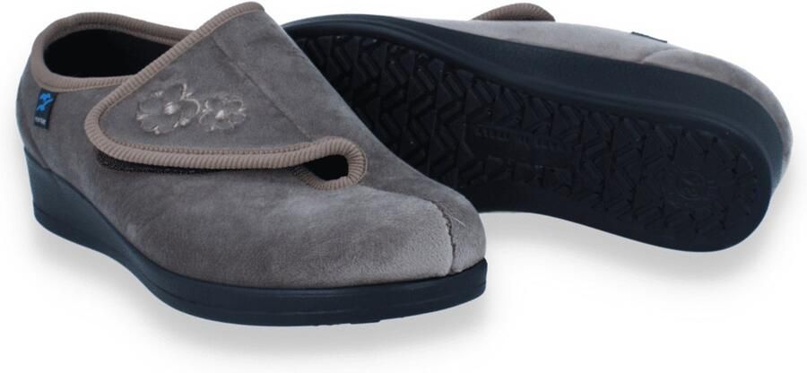 Fly FLOT Dames Pantoffel Taupe